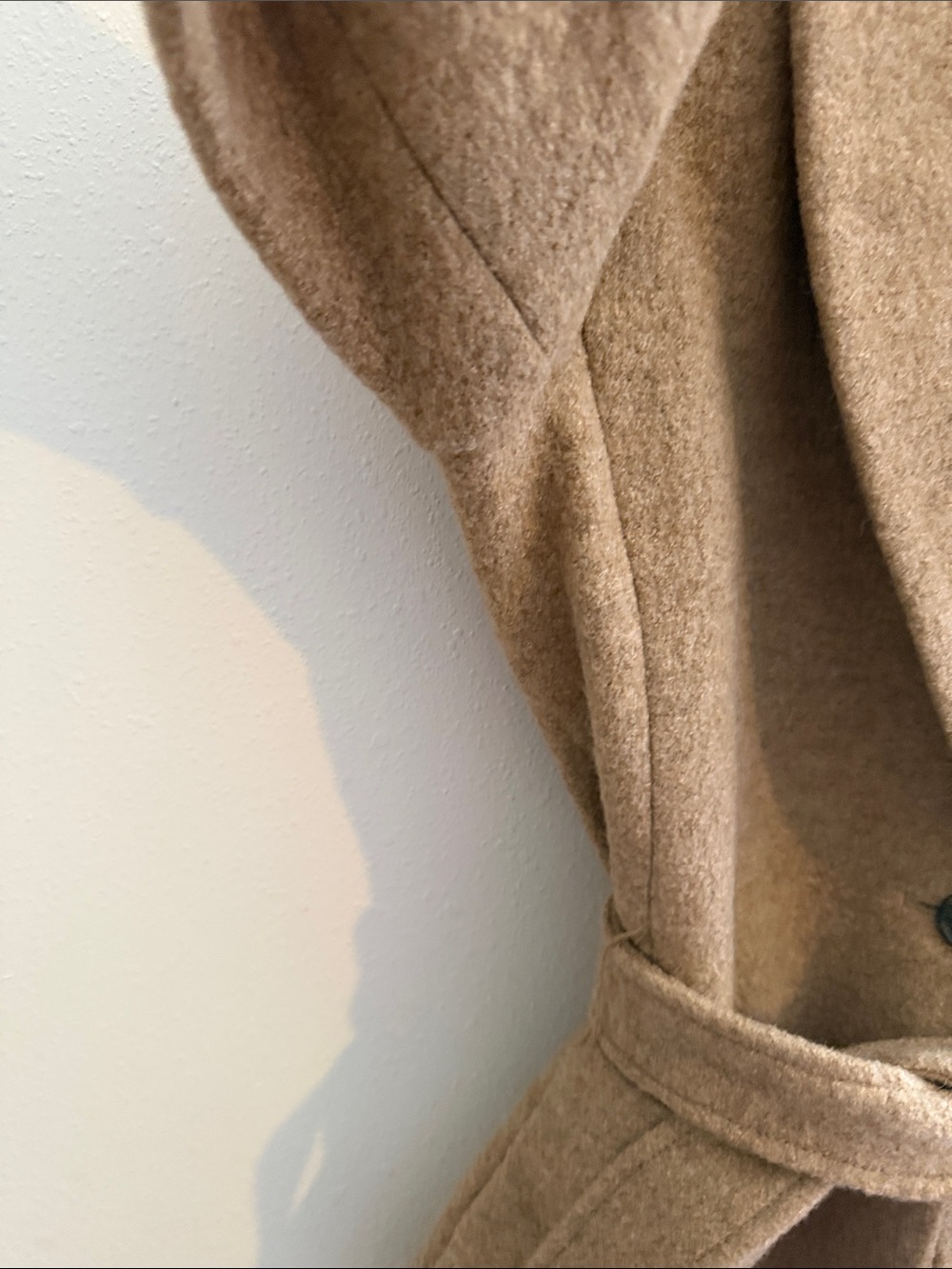J. Crew Camel Wool-Blend Belted Coat - Picture 4 of 8